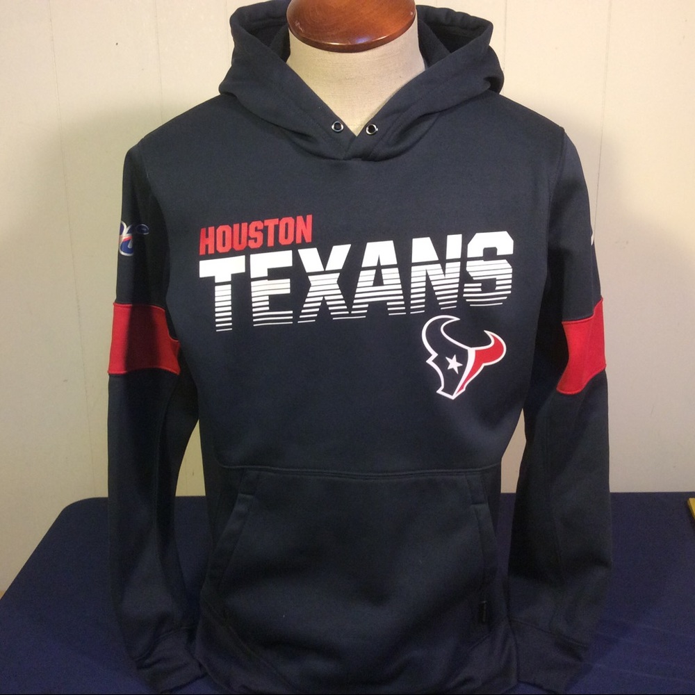 Nike Houston Texans NFL 100 Nike Dri-Fit Hoodie Mens size medium